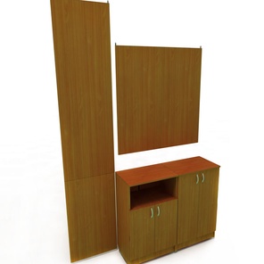 Место дневального (две тумбы+ щит + стелла + подставка)